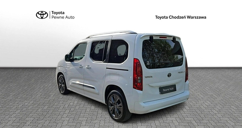 Toyota Proace City Verso cena 99900 przebieg: 38343, rok produkcji 2021 z Błonie małe 326
